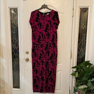 Chico's Black and Pink Jumpsuit